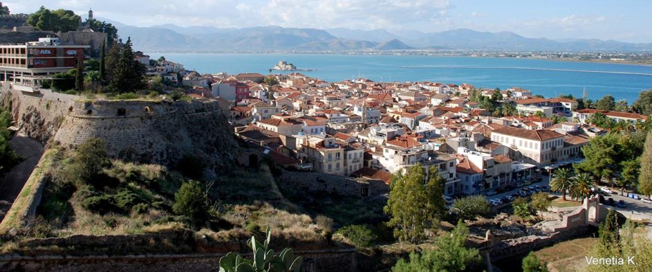 Beautiful view of the town of Nafplio