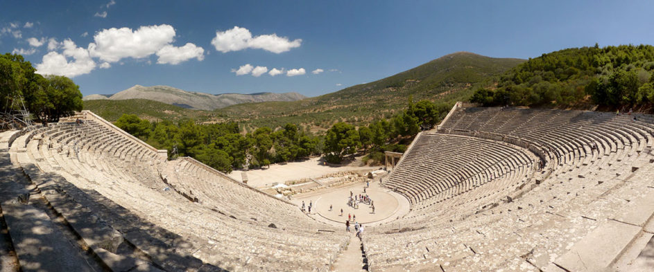 The ancient theater of Epidavros.
