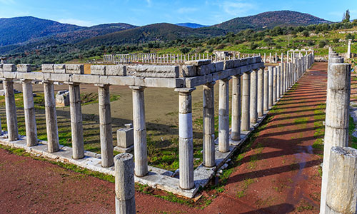 The ancient site of Messene
