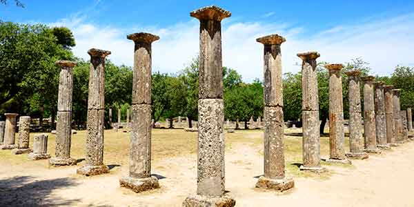 The Palestra at Ancient Olympia