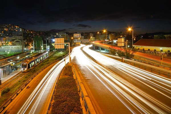 Highways in Athens Greece