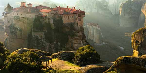 The monasteries at breathtaking Meteora