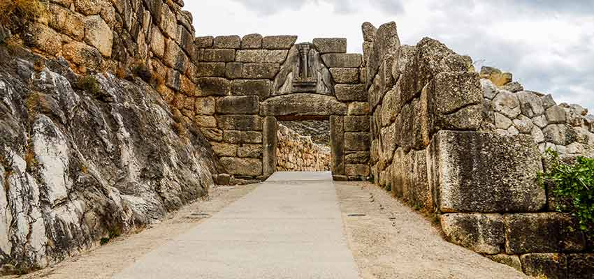 The Lion Gate at Ancient Mycenae